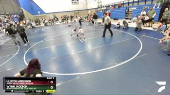 45 lbs Quarterfinal - Huxton Atkinson, South Summit Wrestling Club vs Wynn Jackson, Morgan Wrestling Club Prek-1st