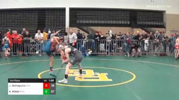 85 lbs 3rd Place - Jared Acinapura, Bergen Area Dragons ES vs Kaleb Mead, Rampage ES