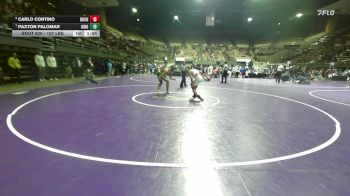 157 lbs Quarterfinal - Carlo Contino, Buchanan vs Paxton Palomar, Kingsburg