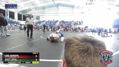 130 lbs Round 3 (4 Team) - Luke Johnson, Victory Wrestling vs Wyatt Avila, Untouchables Purple