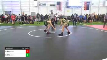 130 lbs Prelims - Brian Leon, Cataline Wildcats vs Dylan Pile, Bay Area Dragons