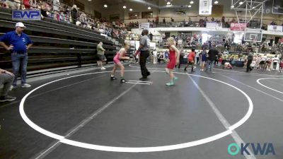 82 lbs Rr Rnd 2 - Libby Lowe, Mustang Bronco Wrestling Club vs Adyson Wagner, Choctaw Ironman Youth Wrestling