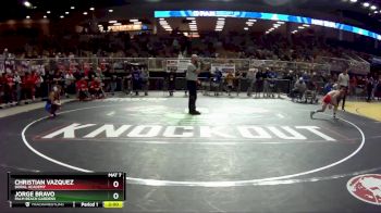 3A 113 lbs Quarterfinal - Jorge Bravo, Palm Beach Gardens vs Christian Vazquez, Doral Academy