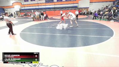 285 lbs Cons. Semi - Myles Johnson, Ohio Northern vs Caleb Burkhart, Wilkes University