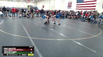 121 lbs Champ. Round 2 - Waylon Thieke, LeSueur-Henderson vs Troy Gillette, Tracy-Milroy-Balaton-Westbrook-Walnut-Grove