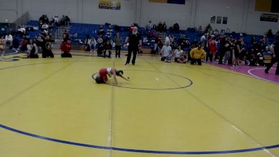 43-45 lbs Champ. Round 5 - Adrian Quiroz, 208 Spartan WC vs Santiago Valencia, Cougar Wrestling Club