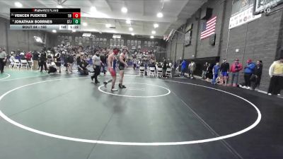 165 lbs Champ. Round 2 - Jonathan Borrnes, St. Joseph vs Vencen Fuentes, Tulare Western