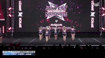 South Coast Cheer - Aqua [2026 L3 Youth - Medium DAY 2] 2026 JAMfest Cheer Super Nationals