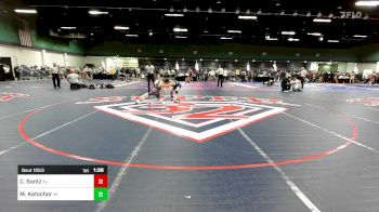 106 lbs Round Of 64 - Cameron Sontz, NJ vs Mason Katschor, MI