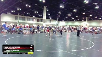 160 lbs Round 3 (6 Team) - Maximus Gutierrez, Eaglecrest Raptors vs Connor Edwards, Goon Squad