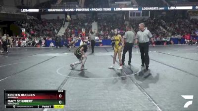 85 lbs Round 1 - Macy Schubert, Renegades vs Kristen Ruggles, Wakeeney