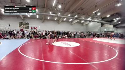 190 lbs Cons. Round 4 - Carsten Scholl, Cheyenne Central vs Colt Meuchel, Windsor
