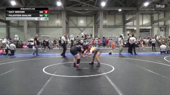 165 lbs Cons. Semi - Falasteen Shalabi, Bobcat Wrestling Club vs Lucy Bircher, Kansas City WC