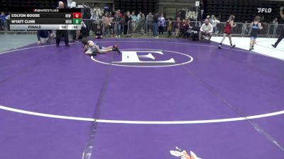 85 lbs Final - Colton Boose, New Oxford vs Wyatt Cline, Reedsville
