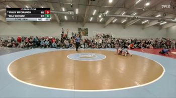 130 lbs Cons. Semi - Ryley McCulloch, Widefield vs Eila Schultz, Severance