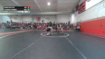 170 lbs Quarterfinal - Brezlynn Cox, Bear River vs Vivienne Combee, Canon City