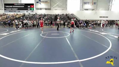 138 lbs Champ. Round 3 - Caleb Farney, Lowville Wrestling Club vs Roland Goodenough, LeRoy Wrestling Club