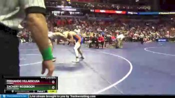2 lbs Quarterfinal - Fernando Villaescusa, Gilbert vs Zachery Rozeboom, Sioux Center