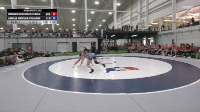 125 lbs Hannah Naccarati-Cholo, Arizona Black vs Amelia Nidelea-Polanin, Illinois