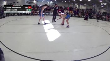 135 lbs Champ. Round 2 - Jaxsen Draves, GI Grapplers vs Carter Swearingen, Mustang Wrestling Club