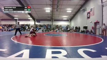 175 lbs Champ. Round 1 - Coby Haws, Burns/Pine Bluffs vs Theodore Volk, Spearfish