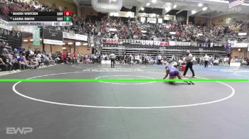 145 lbs Champ. Round 1 - Maddi Wintjen, Caney Valley HS vs Laura Smith, Oakley HS