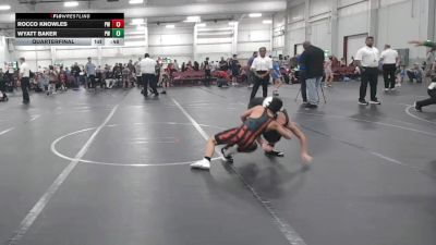 78-84 lbs Quarterfinal - Rocco Knowles, Pride WC vs Wyatt Baker, Primus Wrestling