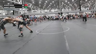 144 lbs Quarterfinals (8 Team) - George Dennis, Team Shutt B Team vs Barrett Kieffer, Steller Trained Cad Bane