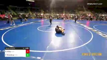 125 lbs Consi Of 32 #2 - Esiah King, Mojo Grappling vs Flynn Brandrup, Prodigy Wrestling