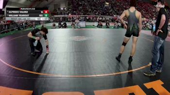 3A 157 lbs Quarterfinal - Alfredo Valdez, Valley vs William Yearout, Potlatch