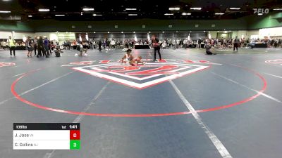 106 lbs Round Of 64 - Johann Jose, VA vs Cade Collins, NJ