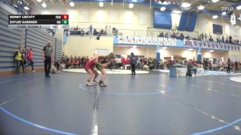 115 lbs Cons. Round 5 - Zaylee Gardner, Blackfoot High School vs Sidney Liechty, Evanston High School