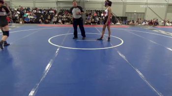 120 lbs Rr Rnd 1 - Chanelle Alburg, Oklahoma Supergirls vs Eden Ramos, Mojo Grappling Academy Girls