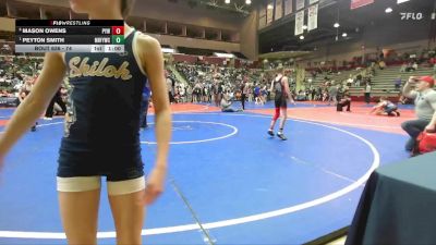 74 lbs Semifinal - Peyton Smith, Mountain Home Flyers Youth Wrestling Club vs Mason Owens, Panther Youth Wrestling-CPR