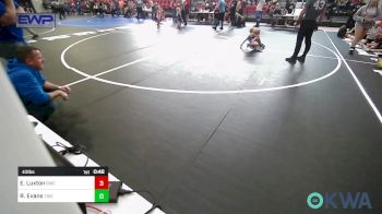 43 lbs Final - Eagan Luxton, Bartlesville Wrestling Club vs Rafe Evans, Tiger Trained Wrestling