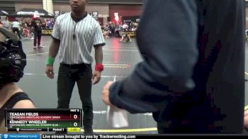 50 lbs Quarterfinals (8 Team) - Teagan Fields, Contenders Wrestling Academy Green vs Kennedy Wheeler, Contenders Wrestling Academy Blue