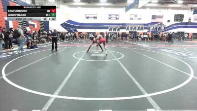 144 lbs Champ. Round 1 - Sam Cordero, El Modena vs Leon Fitarau, ML King