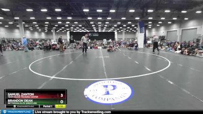 157 lbs Quarterfinal - Samuel Zanton, Team Nazar Training Center vs Brandon Dean, Betterman Elite Wrestling