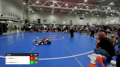 52 lbs Rr Rnd 5 - Connor Hobbs, Kraken White vs Kyle LaRocca, Elite Wrestling