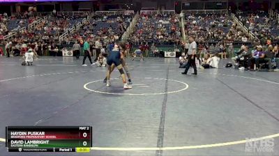 1A 126 lbs Cons. Semi - Haydin Puskar, Bradford Preparatory School vs David Lambright, Eastern Randolph