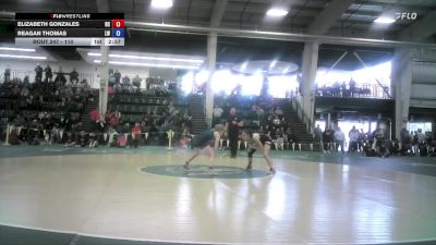 110 lbs Cons. Round 3 - Elizabeth Gonzales, Rochester Christian vs Reagan Thomas, Lindsey Wilson