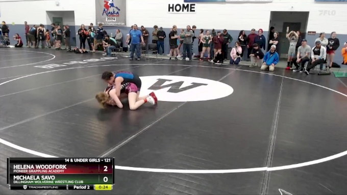 121 lbs Cons. Semi - Helena Woodfork, Pioneer Grappling Academy vs ...