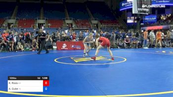 106 lbs Cons 8 #2 - Kailey Rees, Arkansas vs Abbygale Duke, Pennsylvania