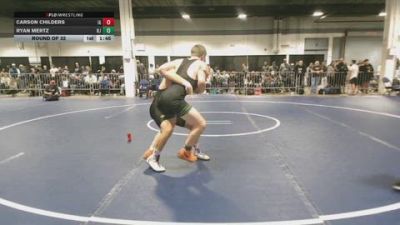 136 lbs Round Of 32 - Carson Childers, IA vs Ryan Mertz, NJ