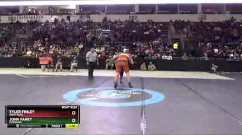 5A 285 lbs Quarterfinal - Tyler Finley, West Mesa vs John Fahey, Eldorado
