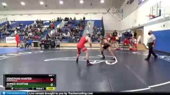 184 lbs Quarterfinal - Jonathan Hunter, Bakersfield vs Ahmed Khattab, Mt SAC