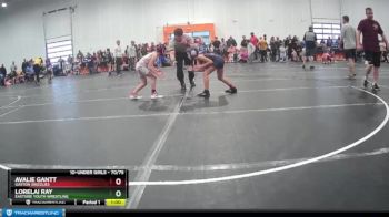 70/75 Round 1 - Avalie Gantt, Gaston Grizzlies vs Lorelai Ray, Eastside Youth Wrestling