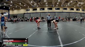 140 lbs Round 1 (8 Team) - Russell Bosek, Rough House vs Denver Jobe, Crossroads Wrestling
