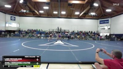 184 lbs Cons. Semi - Lars Michaelson, Stanford University vs Kweli Hernandez-Maitre, San Francisco State