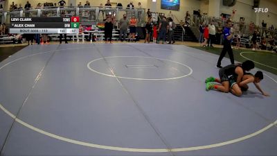 113 lbs Champ. Round 1 - Levi Clark, Takedown City Wrestling Club vs Alex Chan, Dragon Youth Wrestling